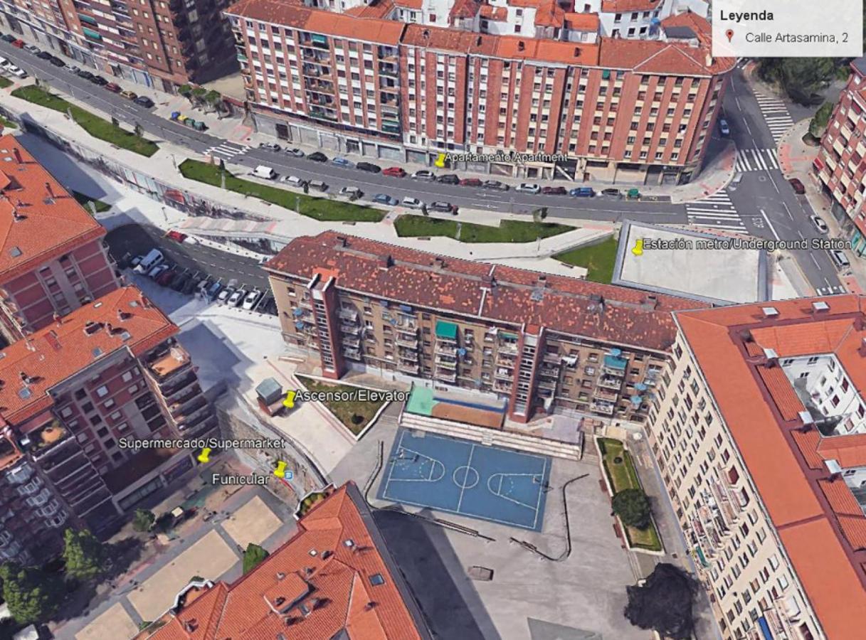 ビルバオCalida Vivienda Turistica Centrica Junto Al Funicular Y Metroアパートメント エクステリア 写真